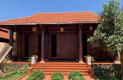 Nhà gỗ từ đường - Nhà Gỗ Vina - Công Ty TNHH SX XD Nhà Gỗ Việt Nam